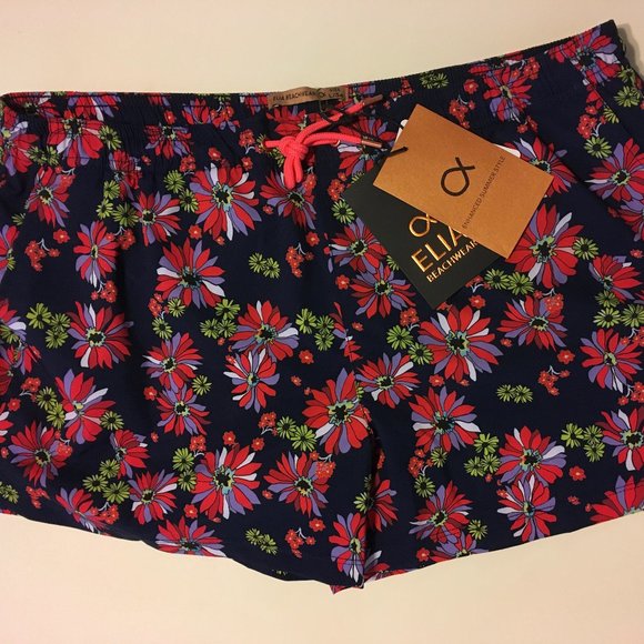 ELIA 3" TITAN DAISY POP SWIM SHORTS (Large) - Picture 1 of 1